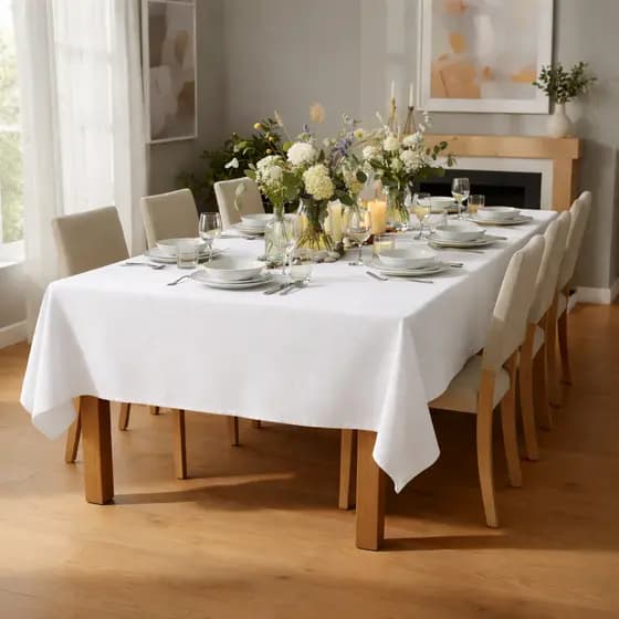 Toalha de mesa Tecido Rustico Premium Para Uso Comercial e Doméstico Mesa Jantar Eventos Restaurante