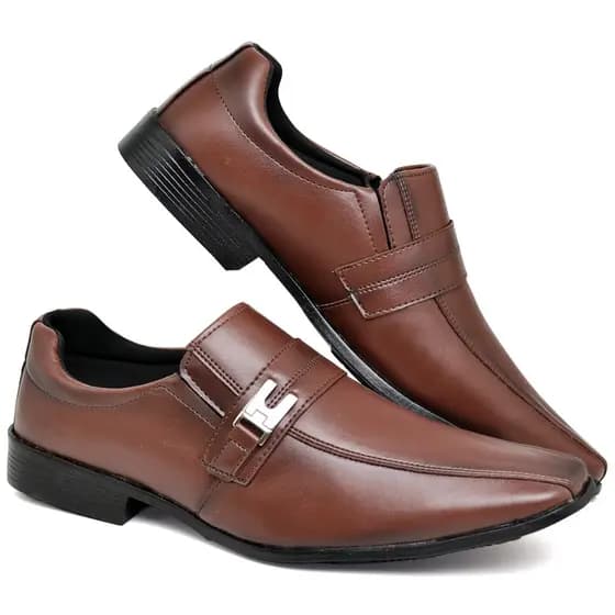 Sapato Social Masculino Mocassim Confortável Esporte Fino Casual Couro Oxford Presente Dia Pais
