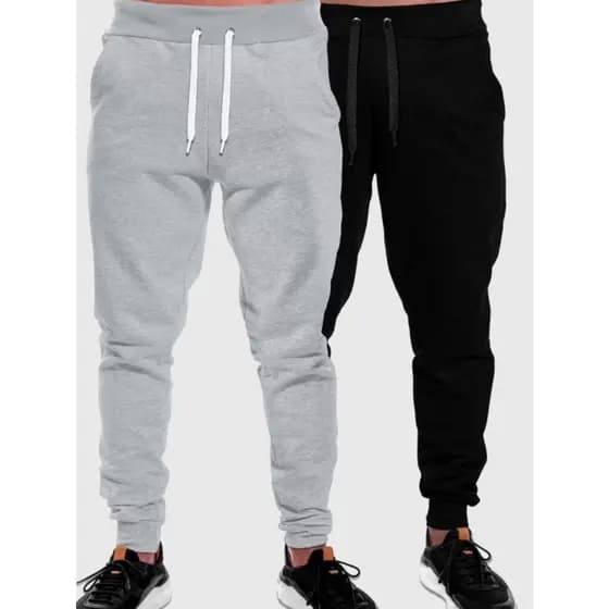 Calça FEM/MAS Moletom Flanelada Slim