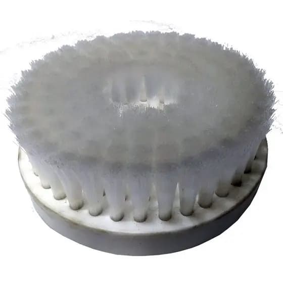 Escova De 120mm Para Limpeza De Estofados Com Cerdas Super Macias E Rosca M14 Para Uso Em Politriz