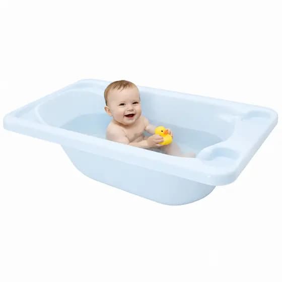 Banheira Plástica Para Bebê Galzerano Rígida