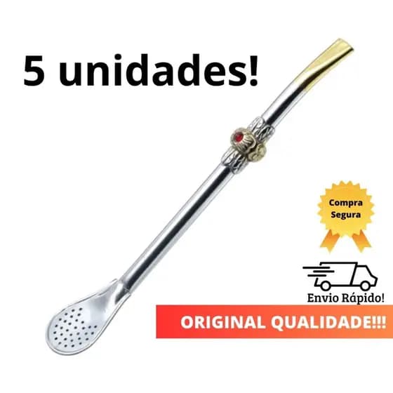 Bomba de Terere Erva Mate - 5 unidades