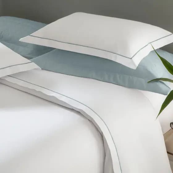 Jogo de Cama Casal Lazio Festoné Algodão Egípcio 300 Fios Kacyumara Bordado Macio Luxo Antialérgico