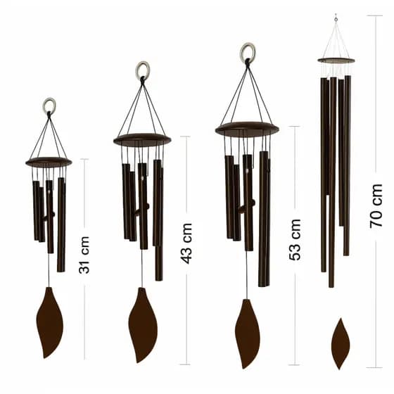 Sino dos Ventos Metal sinos Metal Quartzo Varanda