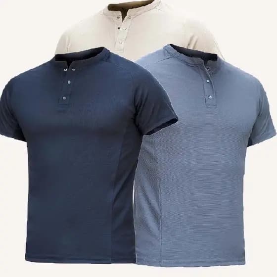 Camiseta Masculina De Manga Curta Esportiva De Secagem Rápida De Verão Ao Ar Livre Tamanho Grande Cor Sólida Top Respirá