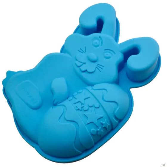 FORMA MOLDE SILICONE BOLO coelhinho COELHO PASCOA 28CM