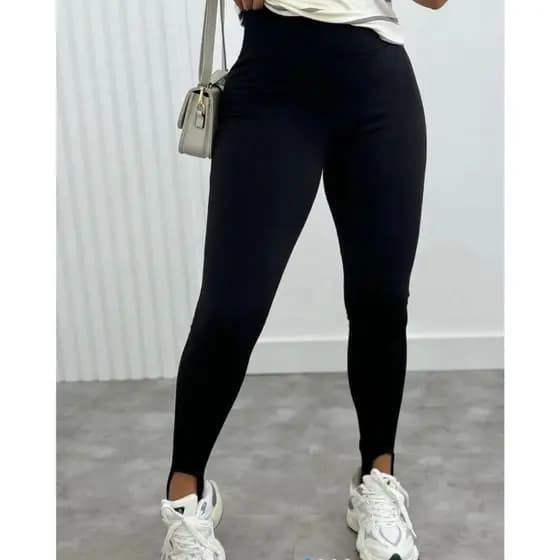 calça legging pezinho feminina Cintura alta