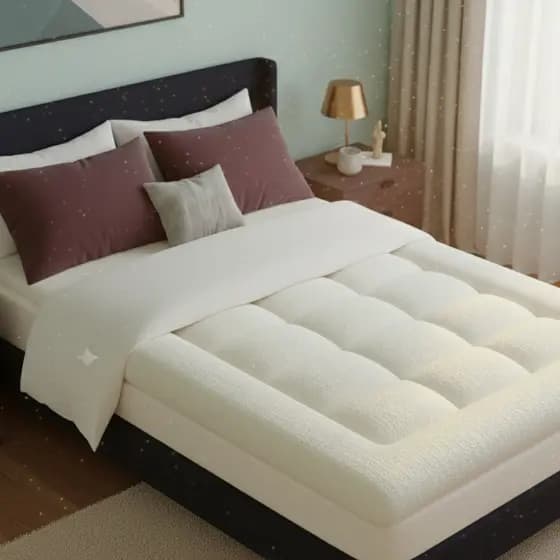 Capa Protetora de Colchão Pillow Top Sherpa 400 Fios Macio Soft Pele de Carneiro Protetor
