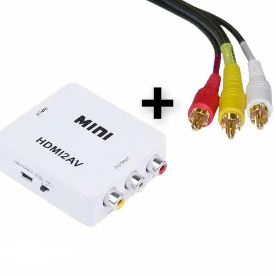 Adaptador Conversor De Hdmi P/ Vga - Com Som Áudio