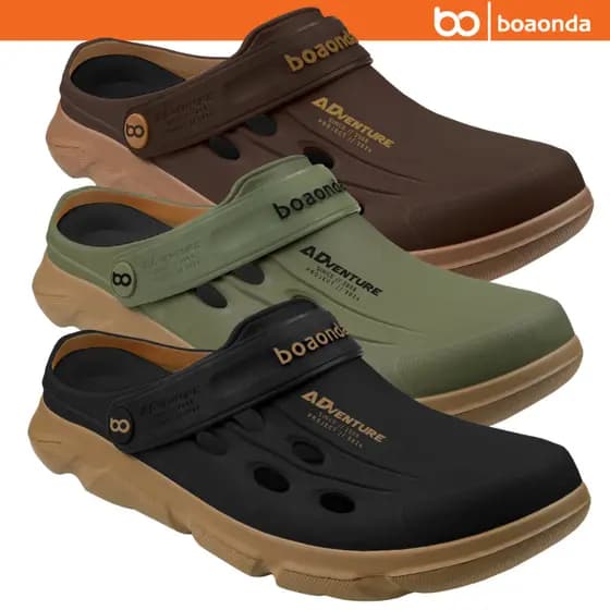 Chinelo Babuche Masculino Adventure Clog BoaOnda Pesca Super Leve Impermeável