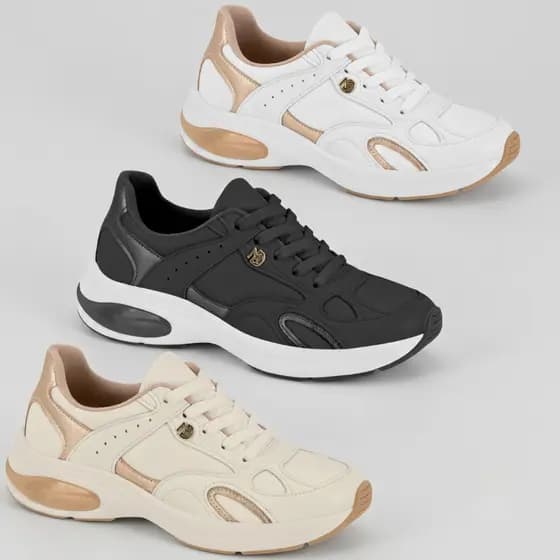 Tênis Feminino Modare Ultraconforto Recortes Gel Amortecedor Original