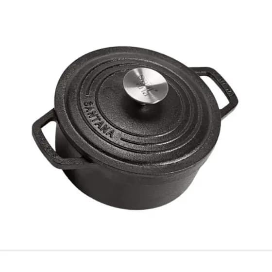 Panela Caçarola de Ferro N °18 ( PROMOÇÃO DO DIA )Assar Pães Caseiros Vai ao Forno