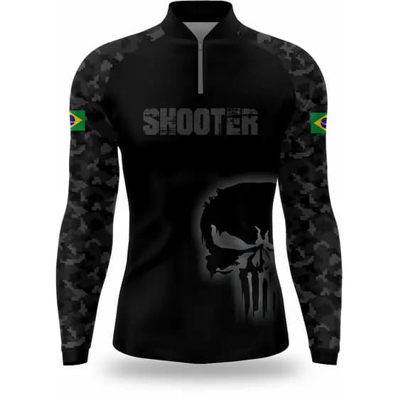 CAMISA BLUSA SHOOTER COM PROTEÇAO UV