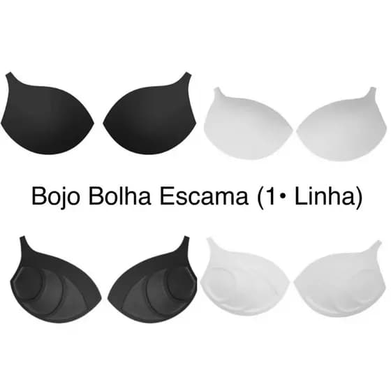 Bojo Bolha escama (5Pares) Top de Linha ( escolha os tamanhos e cores)