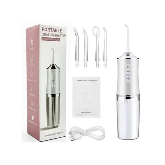 HYQ1726 Irrigador Bucal Portátil Branco Jato D`água