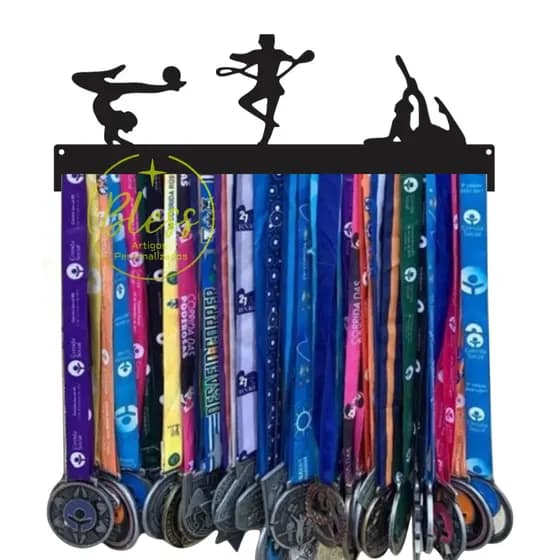 PORTA MEDALHAS GINASTICA QUADRO DECORATIVO