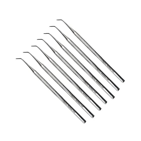 kit 7 Estilete simples para algodão fino 13 cm Slim