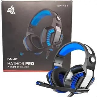 Headset Gamer com microfone Kanup Hathor Pro KP-491 PC Gamer PS4 PS5 X-ONE profissional