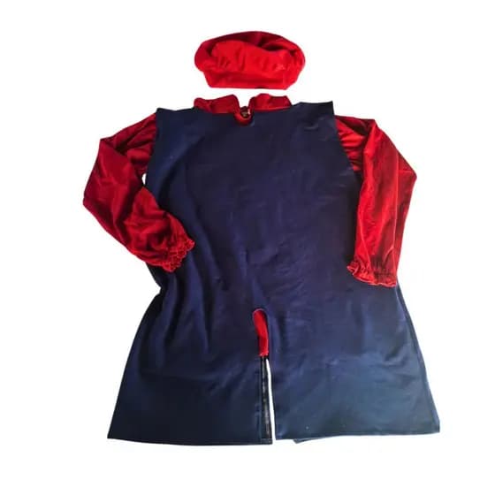 Túnica Masculina Medieval acompanha boina