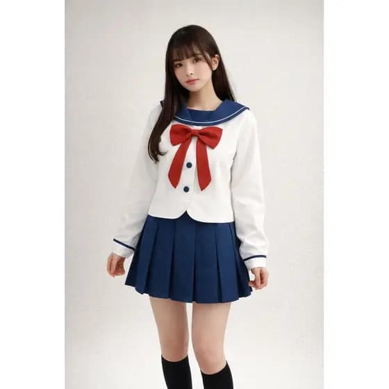 Fantasia Escolar Japonesa Sailor – Cosplay Estilo Anime