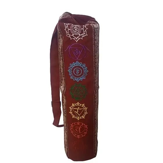 Bolsa mochila transporte de tapete de yoga indiana importadas