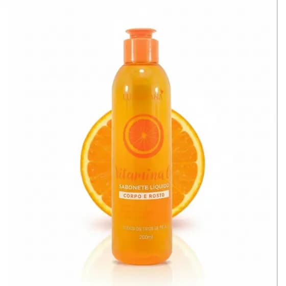 Sabonete Líquido Facial 200ml corporal com Vitamina E