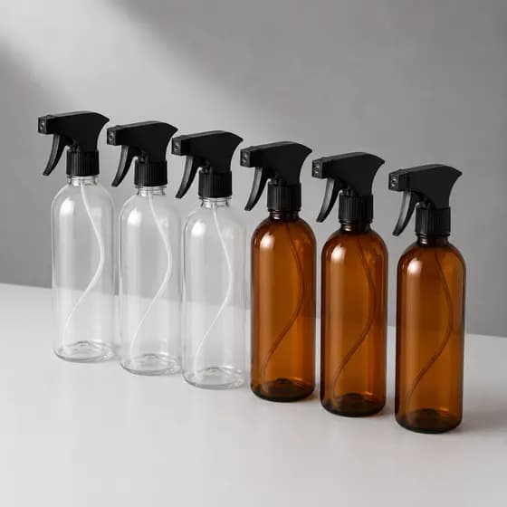 kit 3 Borrifadores Pulverizador Premium 500ml Gatilho Reforçado Profissional Limpeza e Jardim - Frasco