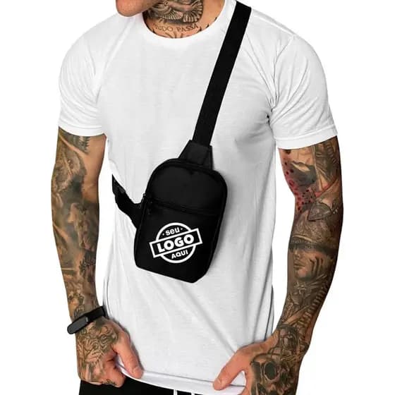Shoulder Bag Transversal Personalizada Seu Logo Atacado Lisa Sua Ideia Sua Arte
