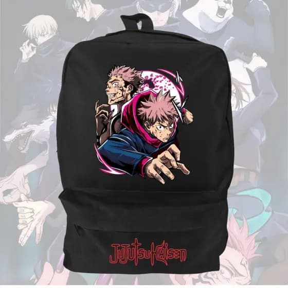 Mochila JUJUTSU KAISEN 1 escolar estampada personalizada anime ITADORI SAKUNA