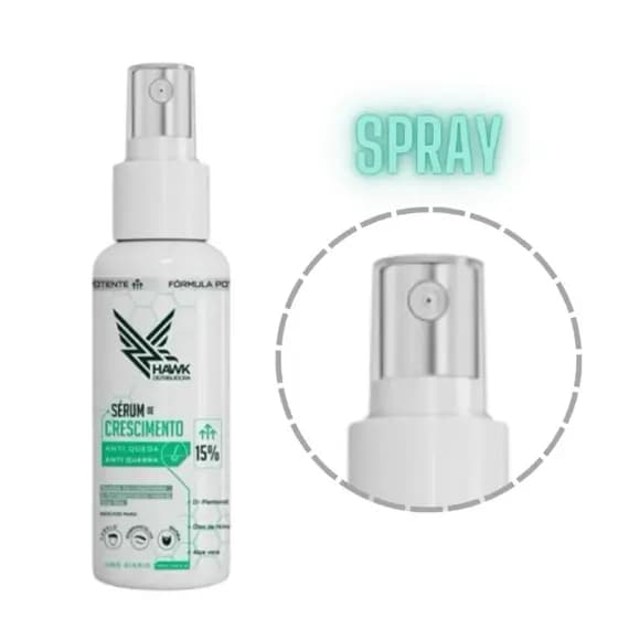 SÉRUM/MINÓX DE CRESCIMENTO HAWK 120ML – BLEND PROFISSIONAL PARA CABELOS, BARBA E BIGODE