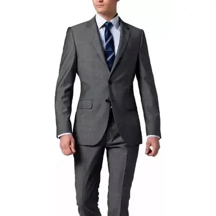Terno Slim Masculino de Luxo Original Chumbo - ( Calça + Blazer )