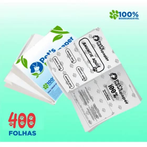 Jornal Pet 400 Folhas para seus pet