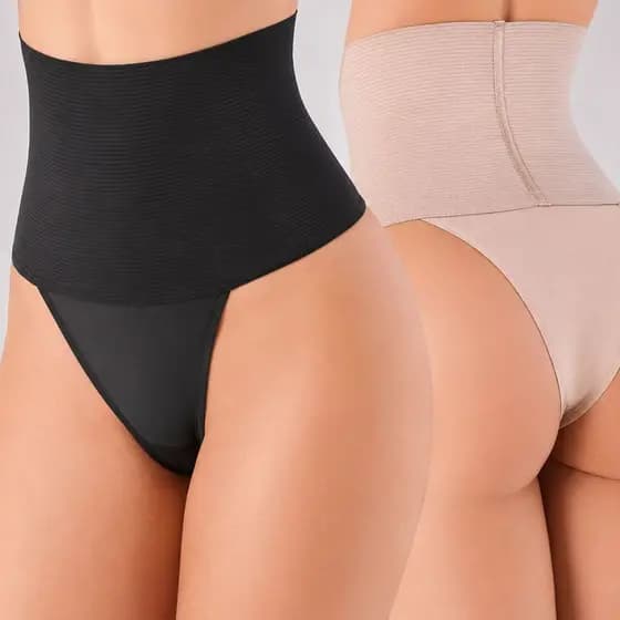 Kit 2 Cinta Modeladora Plus Size Pós Parto Segura e Seca Barriga - Cinta18