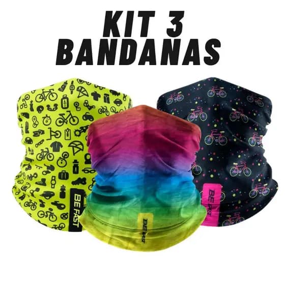 Bandanas Ciclismo Estampa Running Unissex Bicicleta Corrida Tubular Balaclava Toca
