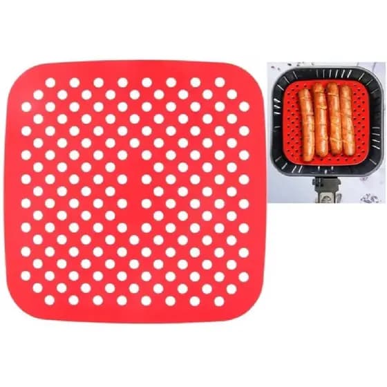 Tapete de Silicone Cozimento Quadrado Fritadeira Eletrica
