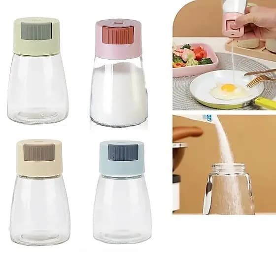 Porta Temperos Organizador Dispenser Condimentos Vidro 180ml