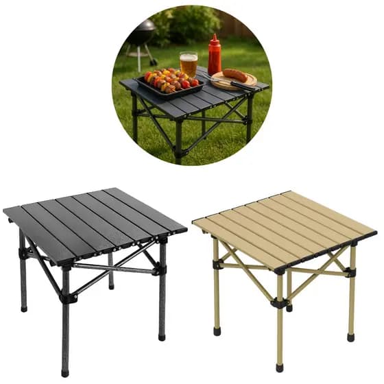 Mesa Portátil Dobrável para Camping c/ Sacola Transporte