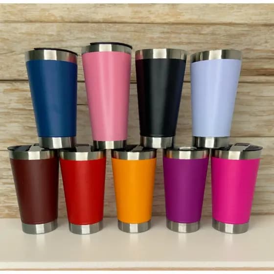 Copo termico 473ml com tampa e abridor copo térmico