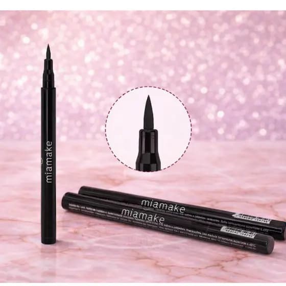 Delineador Caneta Preta -Mia Make
