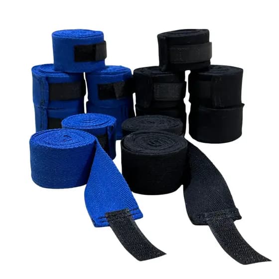 Bandagem algodão (par) 3metros e 5metros para Muaythai, Boxe ,Sanda, kickboxing, MMA, Artes Marciais