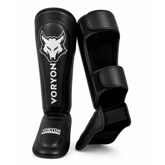 Caneleira Muay Thai Kickboxing Protetor De Canela Profissional - Voryon Sports