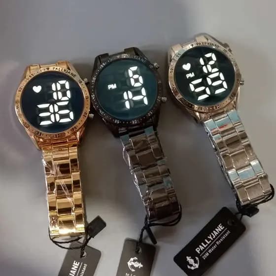 Relógios Femininos Relógio PALLYJANE e GUKE Digital LED Feminino Relógio à prova d'água