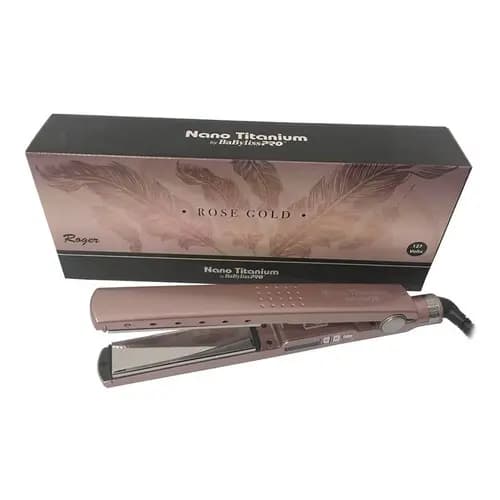 Prancha - Babyliss Nano Titanium Rose Original 110v