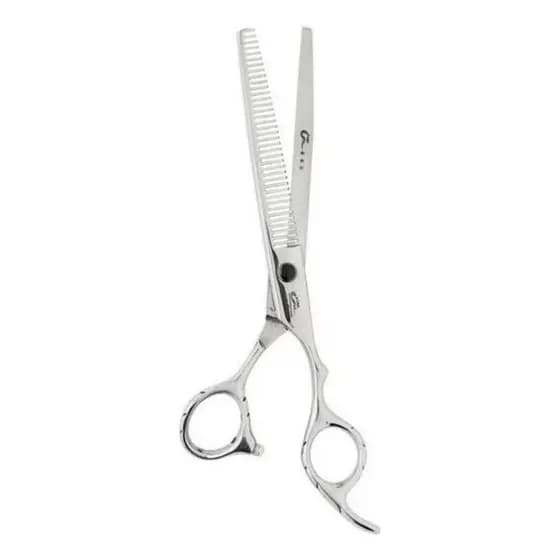 1 Tesoura Desbaste 6.0 M3230 Dentada Para Corte De Cabelo Prof Cor Prateado UMI