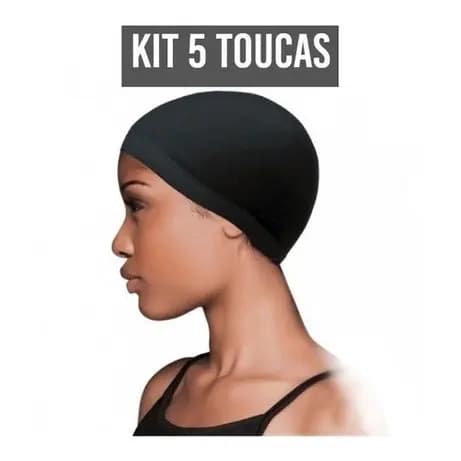Kit 6 Touca De Nero Alisamento Natural No Sono - Anti Frizz
