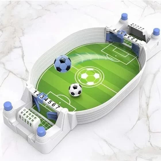 Mini Jogo Campo De Futebol De Mesa Estilo Pebolim Portátil Gol a Gol - Envio imediato