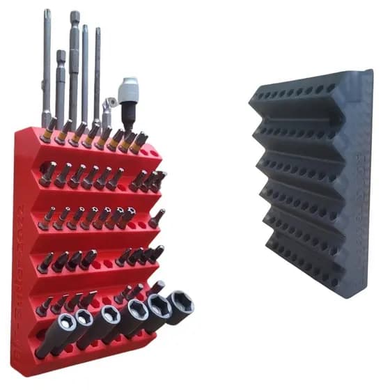 Suporte Bits Organizador Porta Chaves Ponteira Parafusadeira