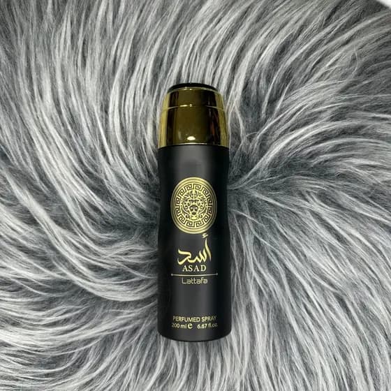 Perfume Asad Lattafa 200ml Desodorante Spray Aerossol Árabe