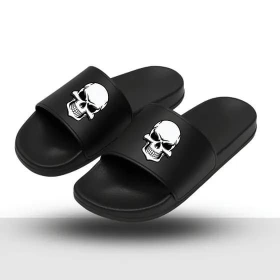 Chinelo Slide Masculino Caveira Skull