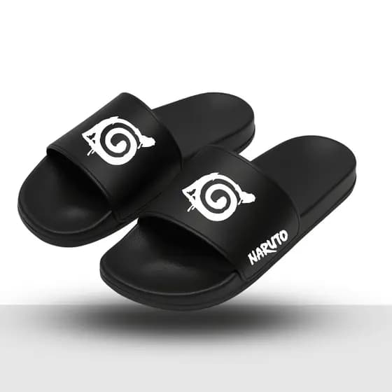 Chinelo Slide Naruto Akatsuki konoha Confortável Antiderrapante Casual